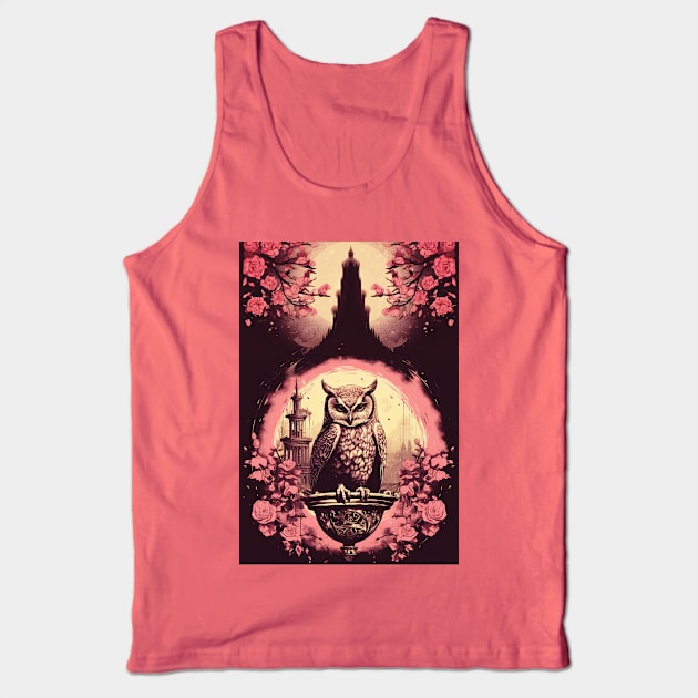 Echoes of Evermore: Aurelius the Labyrinth Guardian Tank Top by Hackneyed Designs